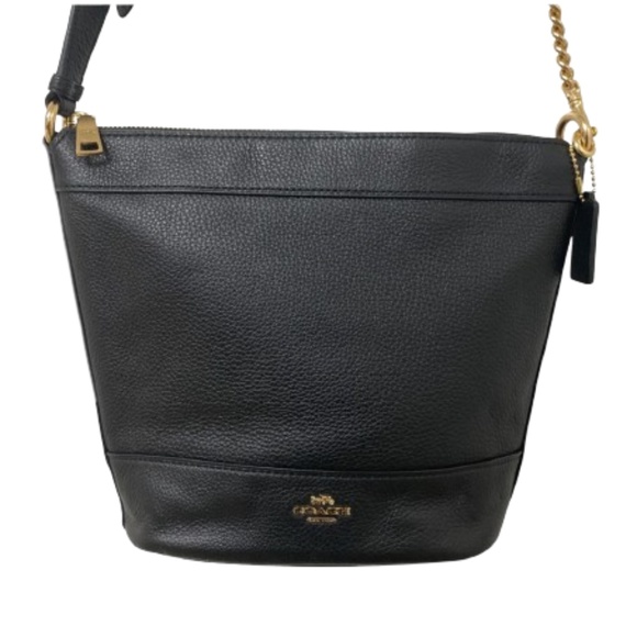 COACH BLACK Bag F76668 PAXTON DUFFLE SMALL CROSSBODY - Picture 1 of 9
